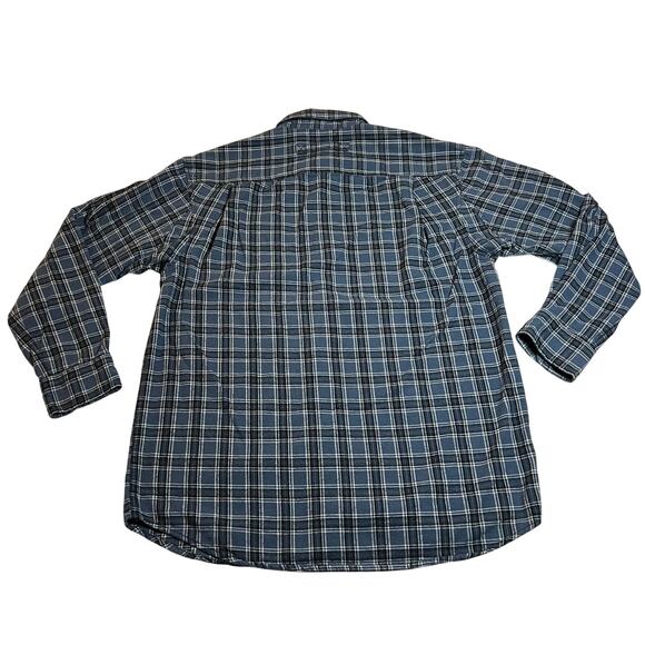 Duluth Trading Co. Men's Plaid Flannel Button Up Shirt Size M Cotton Workwear - Picture 2 of 7